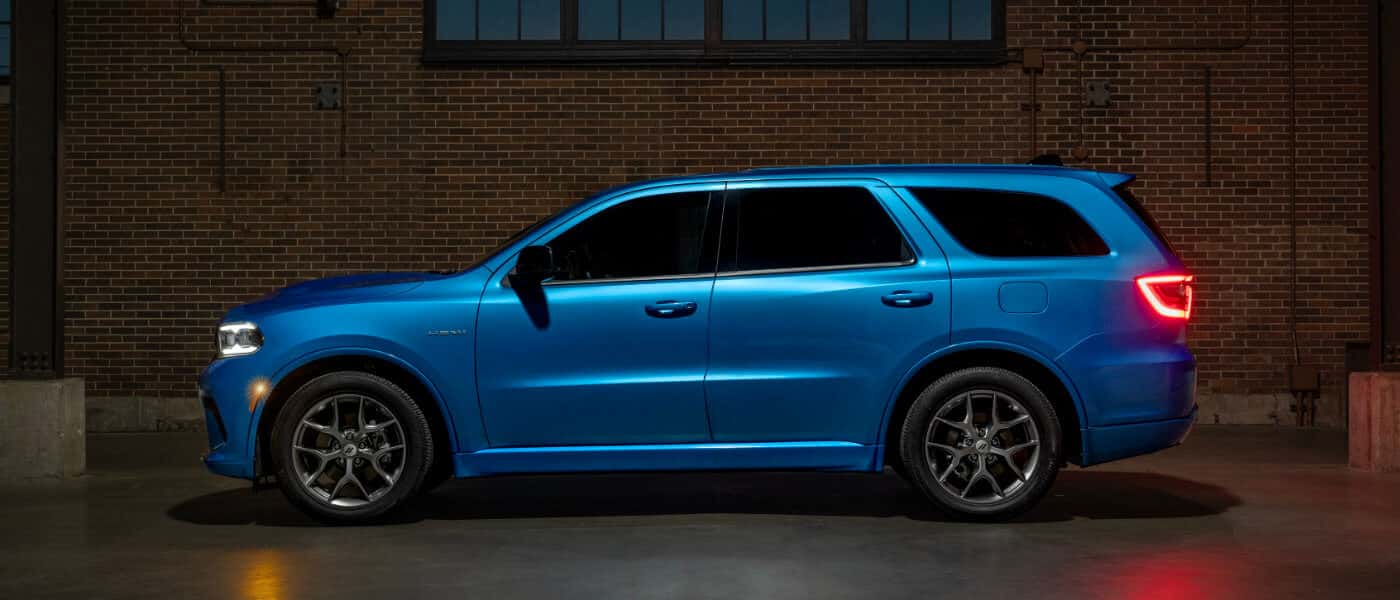2026 Dodge Durango parked in brick warehouse
