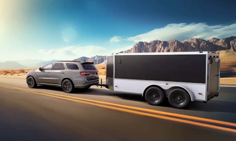 2026 Dodge Durango towing a trailer