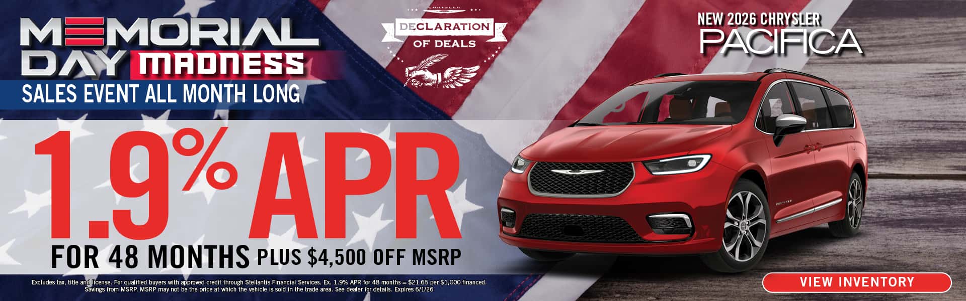 New 2026 Chrysler Pacifica 