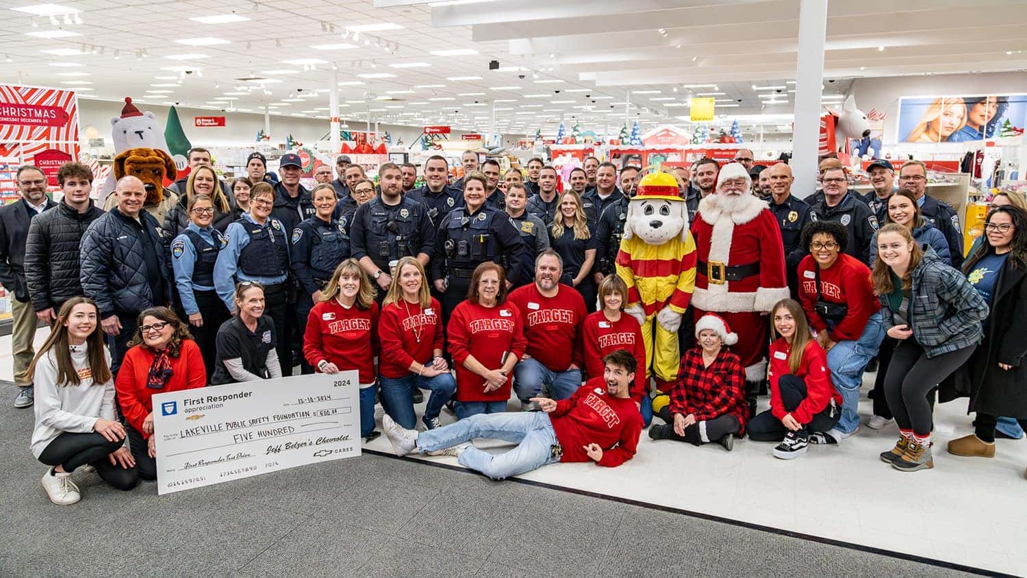 Shop with a Hero Sends Students Shopping with Lakeville First Responders