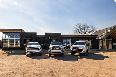 Commercial and fleet vehicles at Jeff Belzer's