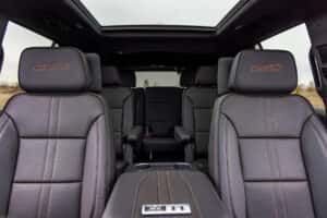 Interior of the 2026 Chevrolet Tahoe H600 from Hennessey Performance