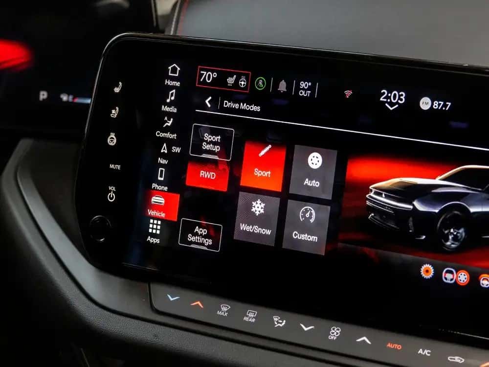 Sport Mode on the 2026 Dodge Challenger