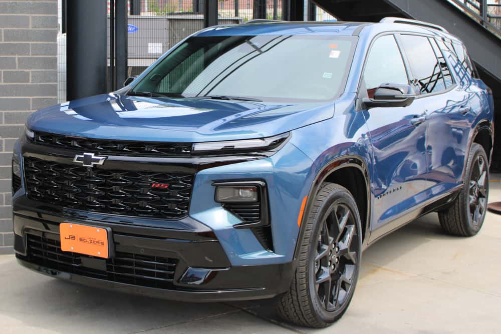 2026 Blue Chevy Traverse