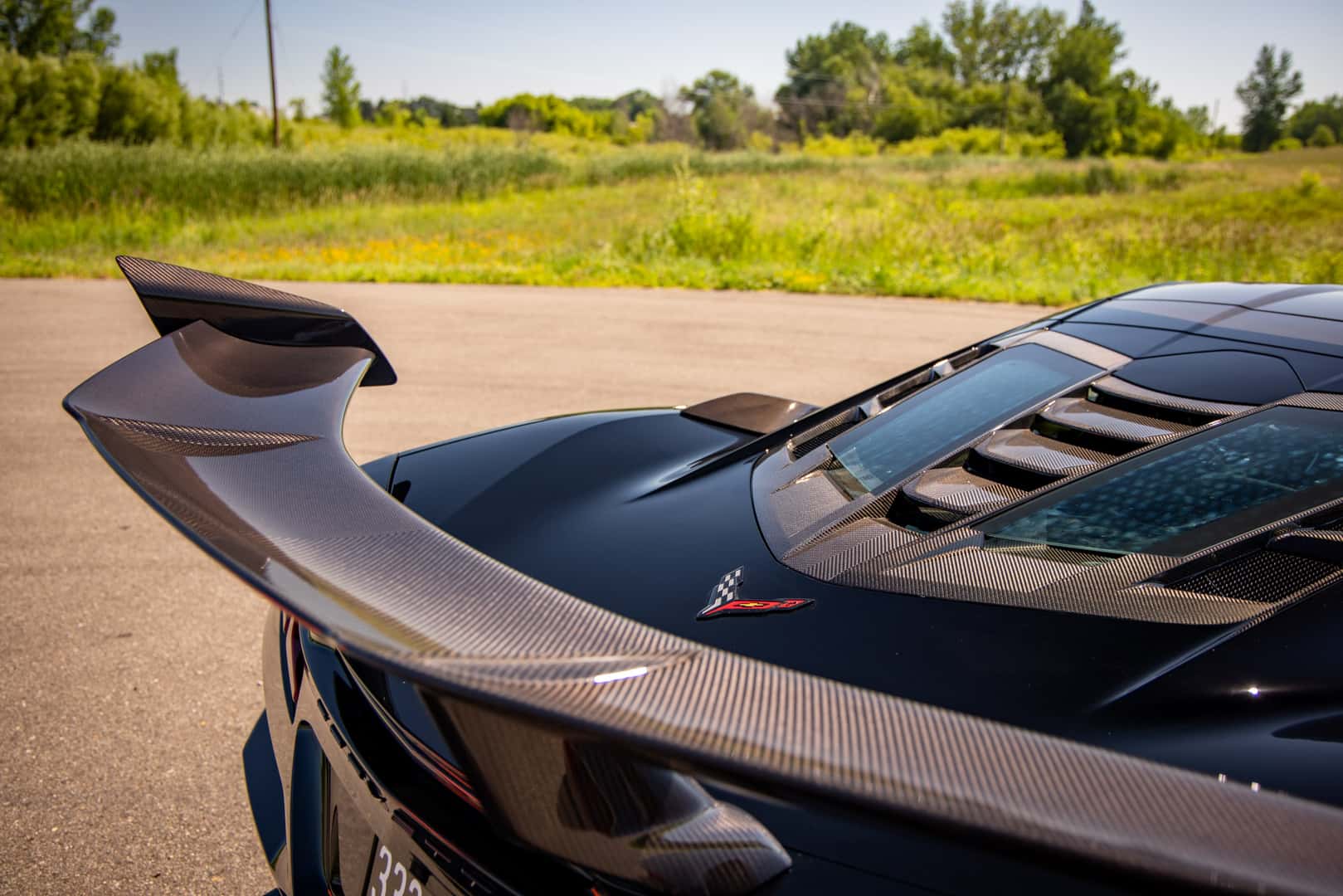2027 Corvette ZR1X high-mounted rear wing