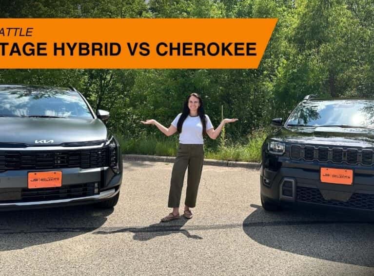 Allye with the Sportage Hybrid and Jeep Cherokee