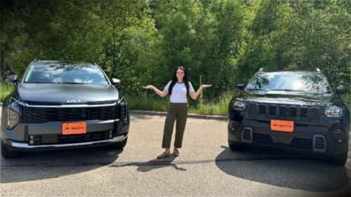 Allye with the Sportage and Cherokee