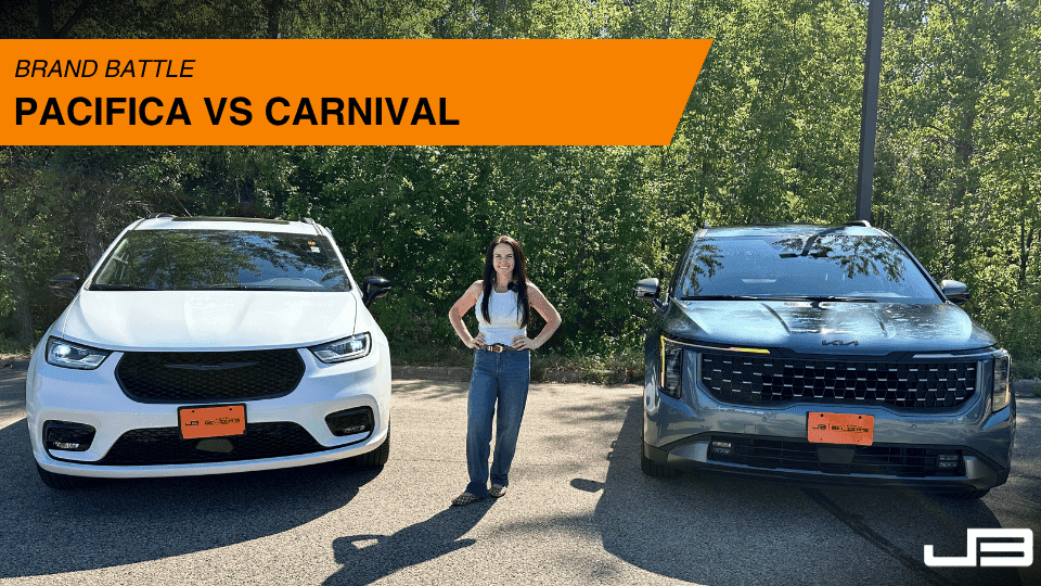 2026 Chrysler Pacifica and 2026 Kia Carnival comparison