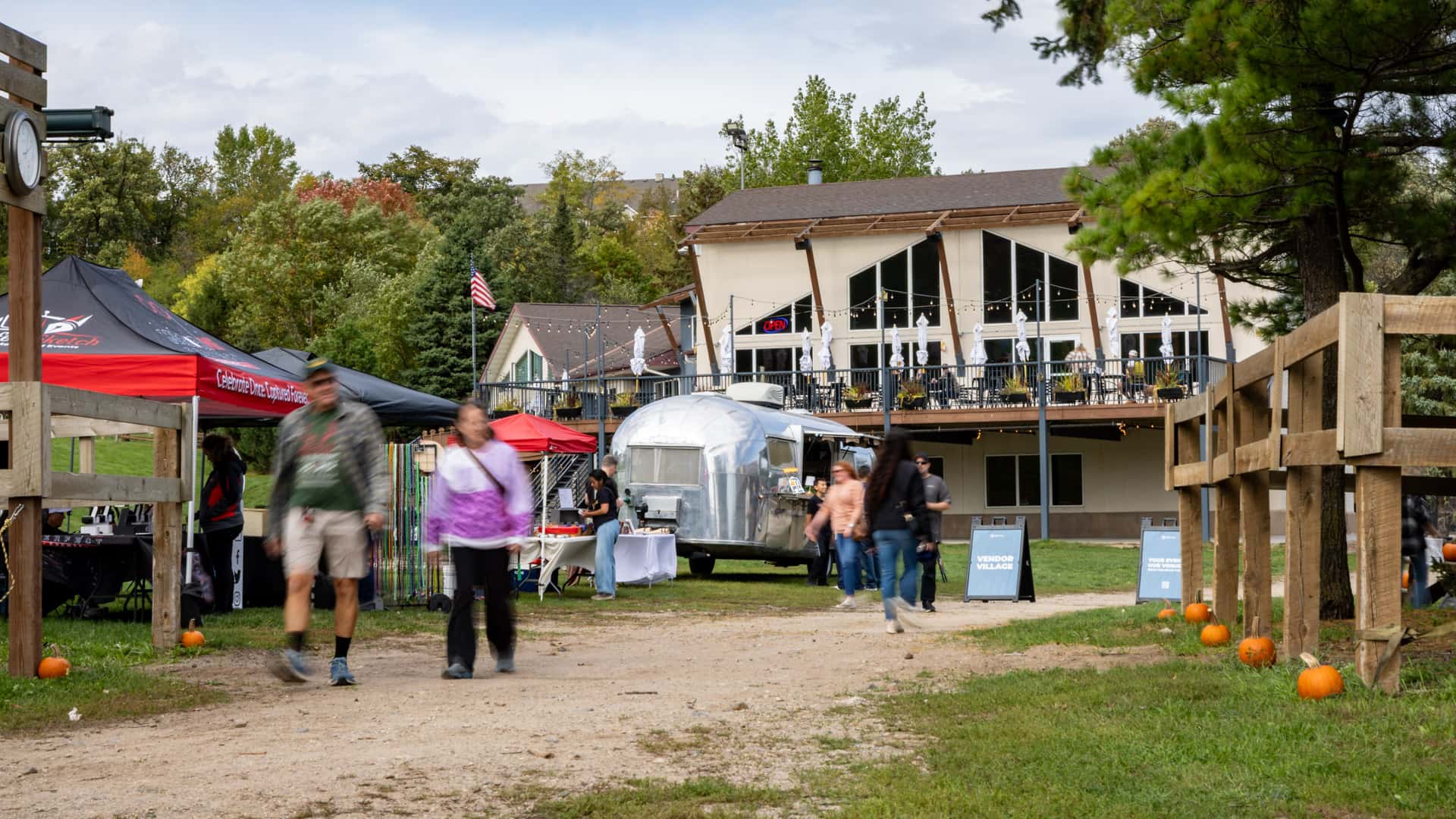 Vendor Village at Bucktoberfest at Buck Hill in Burnsville