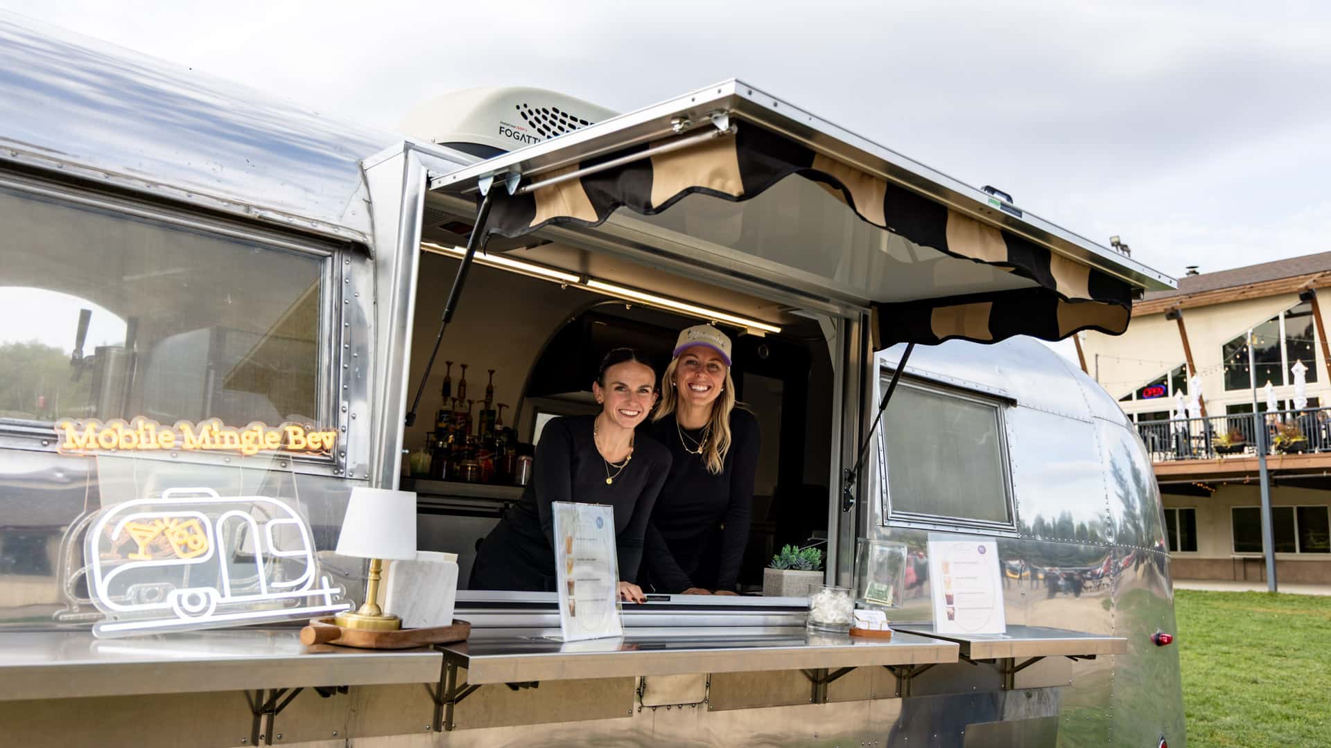 Mobile Mingle Bev vendor at the 2026 Bucktoberfest festival at Buck Hill