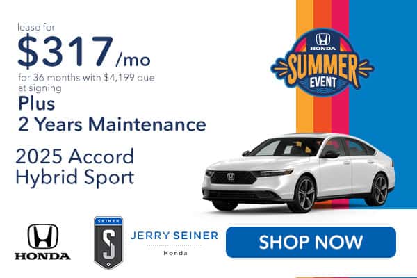 New Honda Accord Hybrid Special