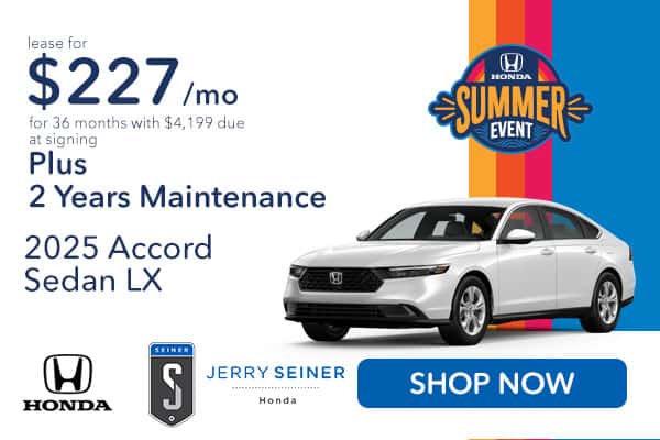 New Honda Accord Special