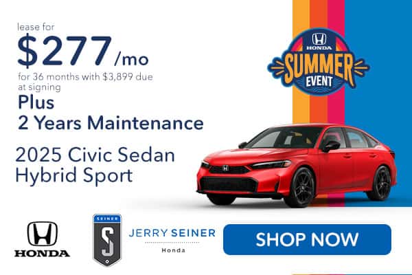 New Honda Civic Sedan Hybrid Special