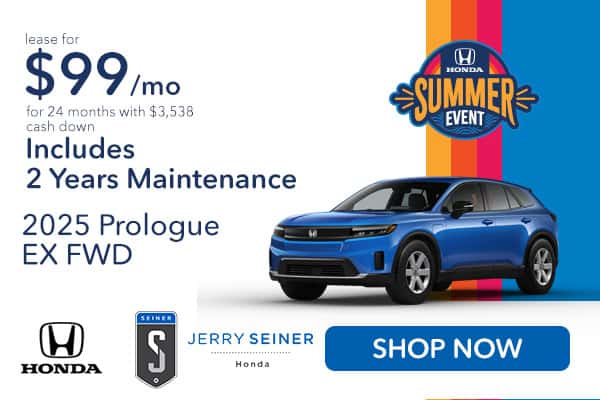 New Honda Prologue $99/mo Special