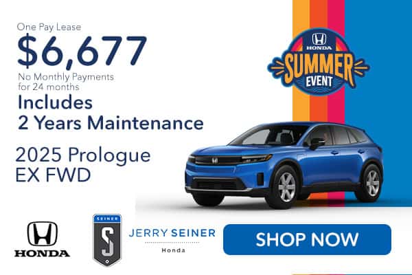 New Honda Prologue One Pay Lease Special