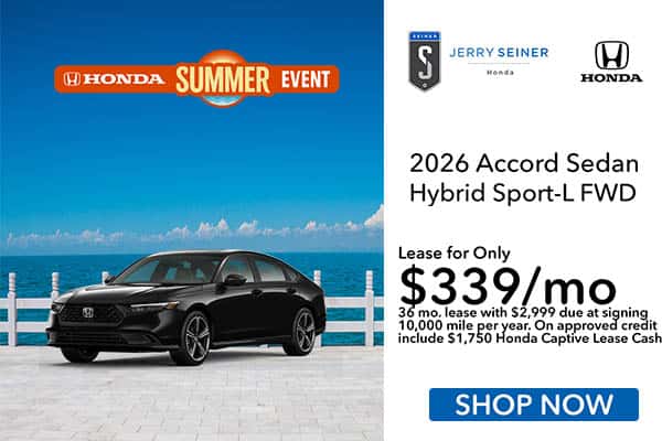 New Car Specials | Honda Dealer | Jerry Seiner Honda