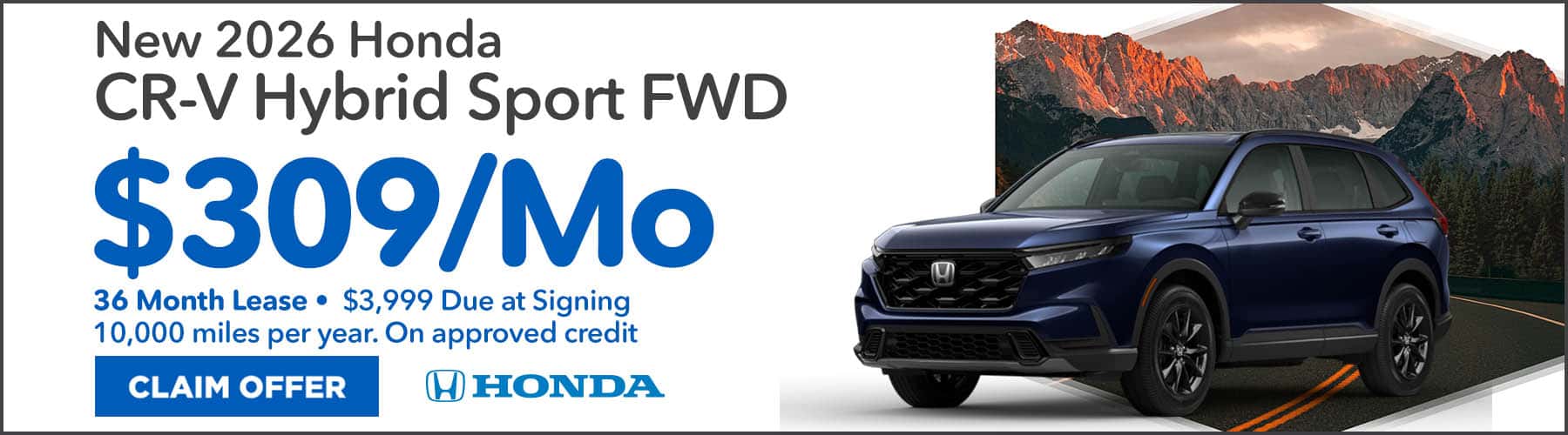 CRV Hybrid Sept 26