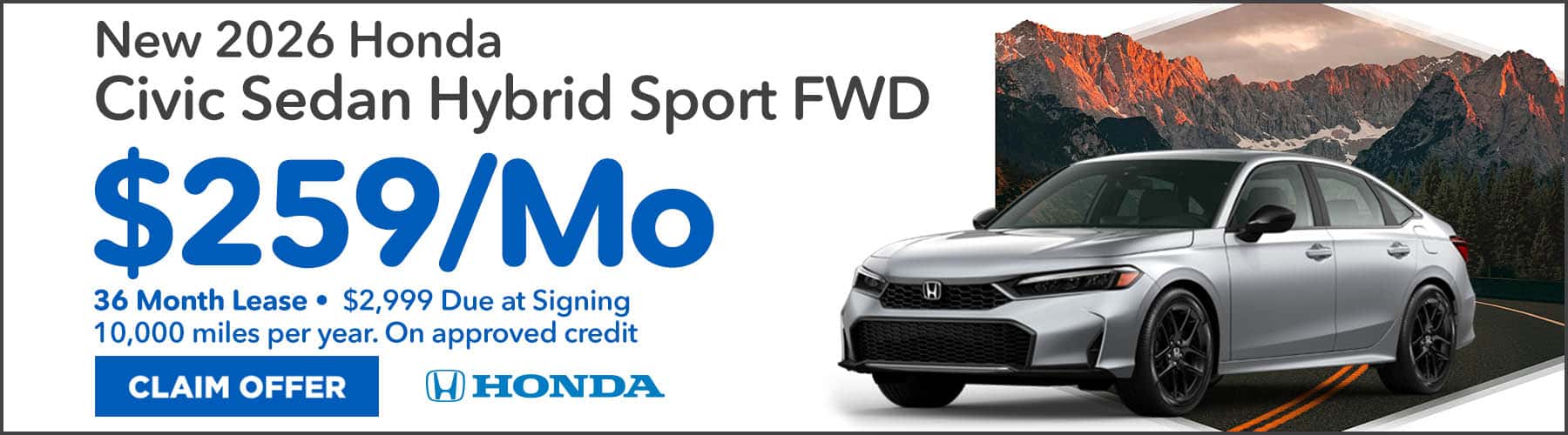 Civic Hybrid Sept 26