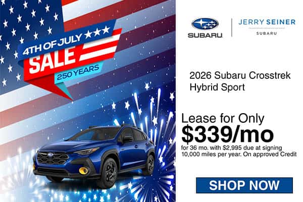 New Subaru Crosstrek Hybrid Special Offer