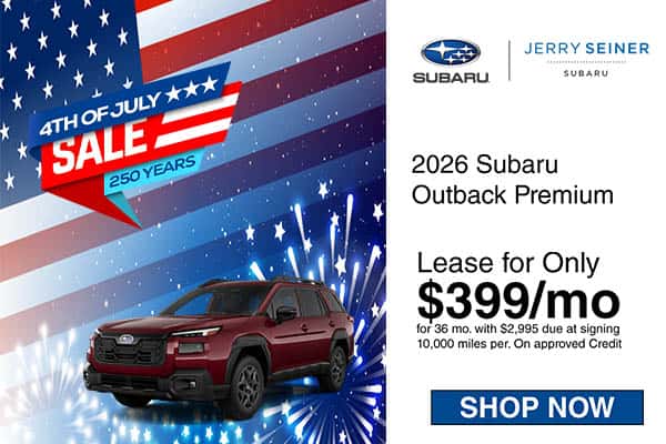 New Subaru Outback Special Offer