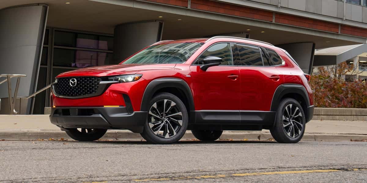 2026 Mazda CX-50 Turbo side angle exterior view