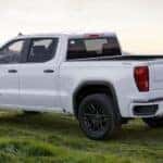 A parked white 2025 GMC Sierra 1500 for sale near Kennesaw.