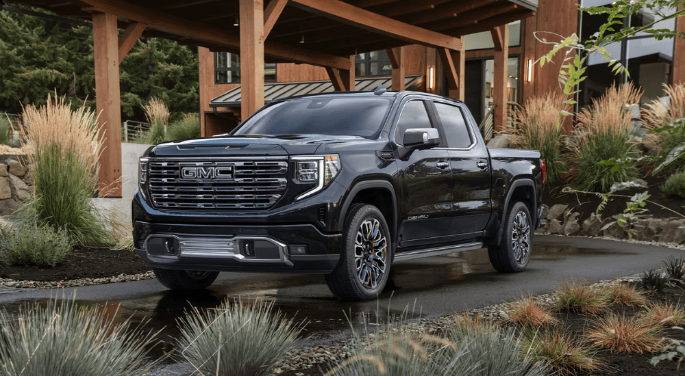 Black 2026 GMC Sierra 1500 for sale near Marietta parked after a test drive