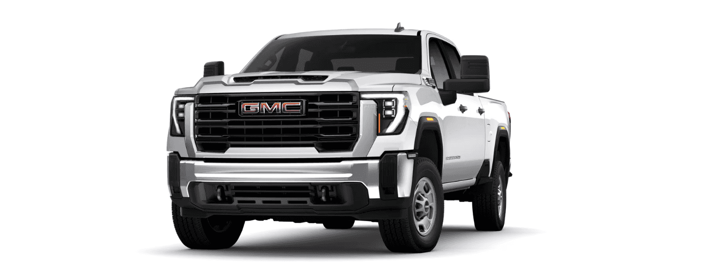 A white 2026 GMC Sierra 2500 HD