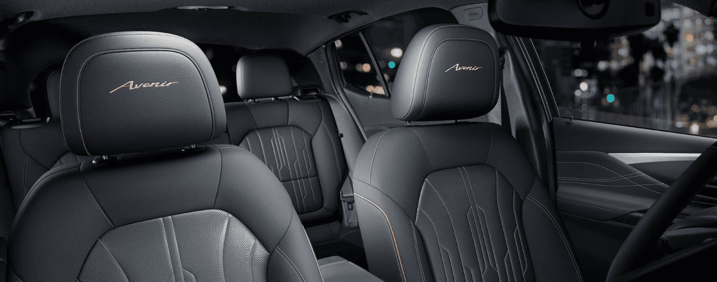 Black Avenir interior of a 2026 Buick Envista