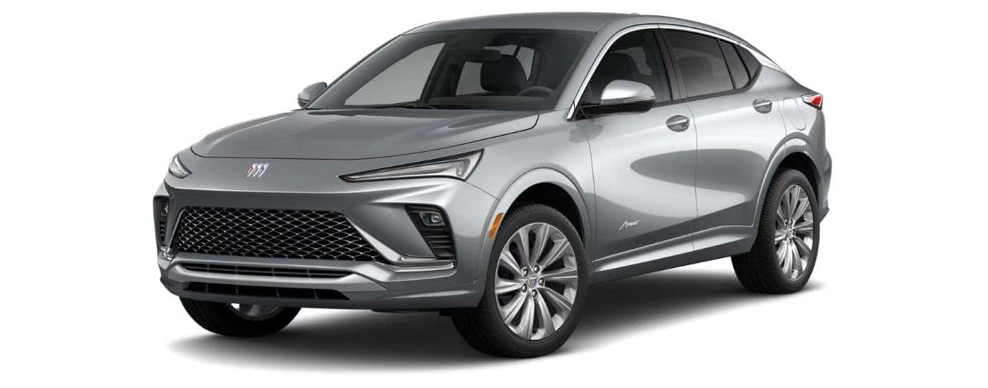 A silver 2024 Buick Envista Avenir is angled left.