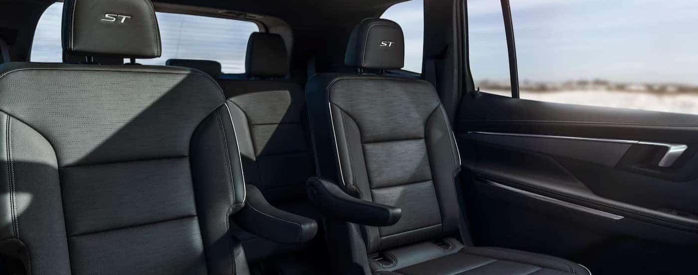 Black interior in a 2026 Buick Enclave ST.