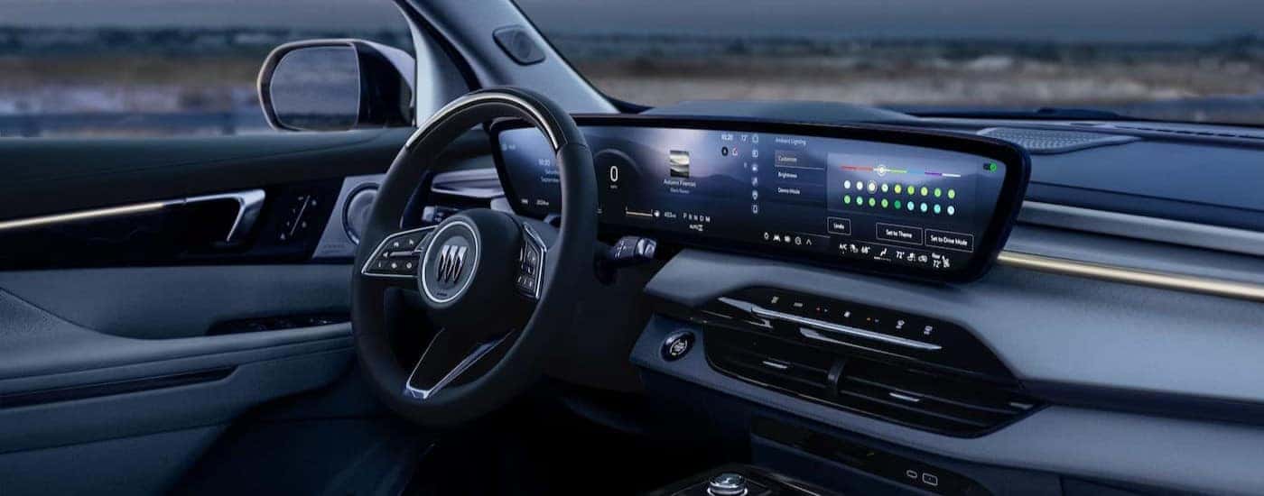 Black dash in a 2026 Buick Enclave.