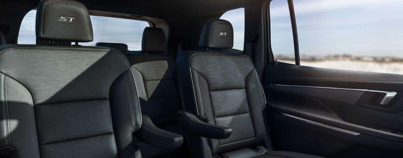 2026 Buick Enclave interior seating in black.