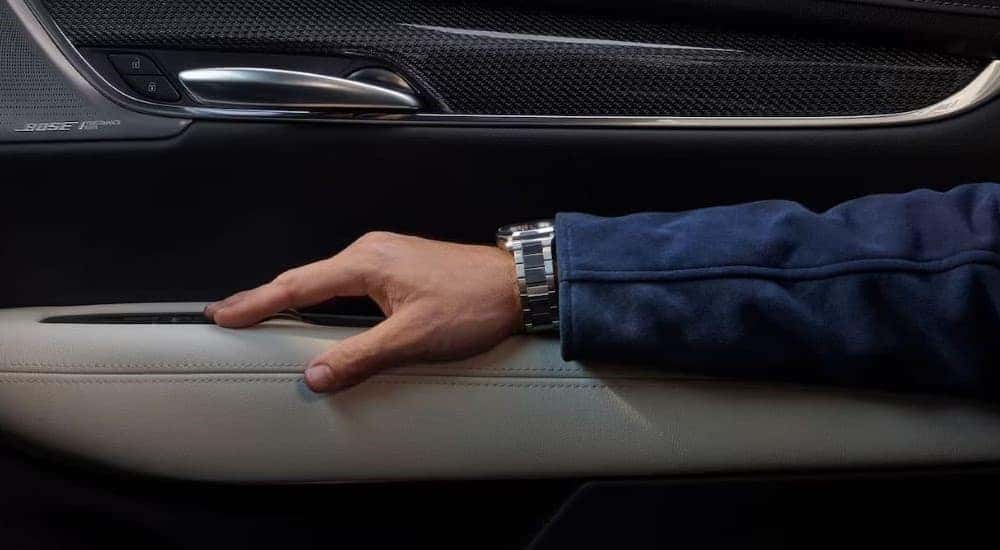The Bose speaker is shown in a 2023 Cadillac XT5.