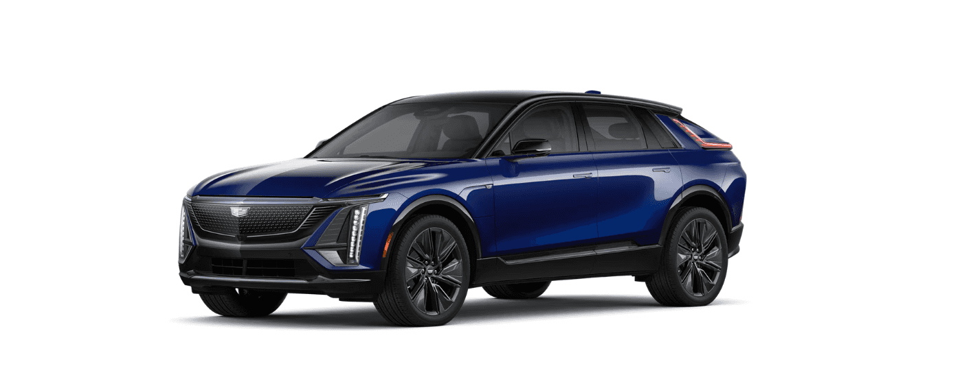 A blue 2026 Cadillac LYRIQ
