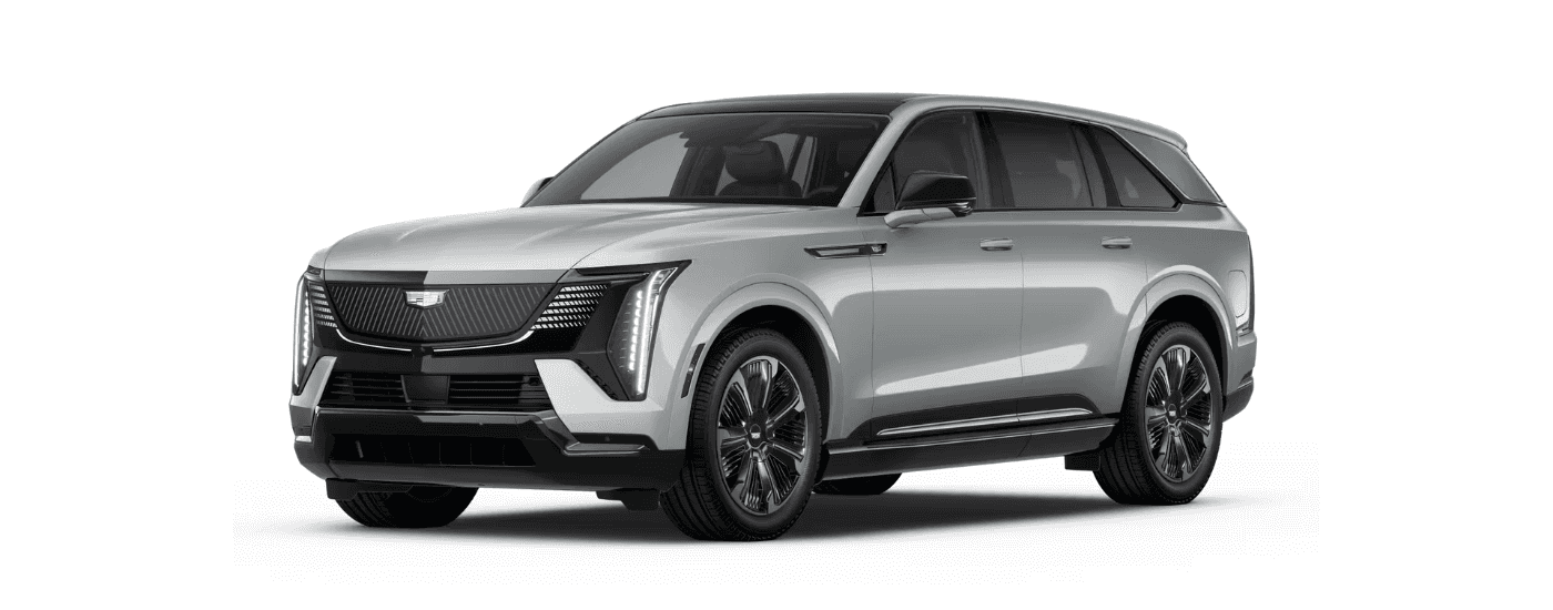 A silver 2026 Cadillac Escalade IQ