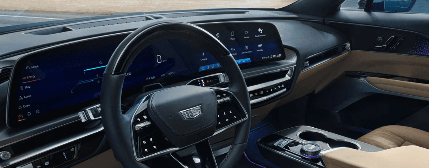 Interior infotainment system in a 2026 Cadillac LYRIQ