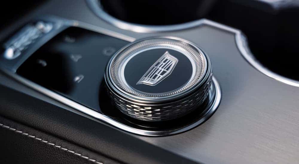 Shifter dial in a 2026 Cadillac VISTIQ