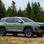 Green 2026 Chevy Equinox ACTIV parked at an angle