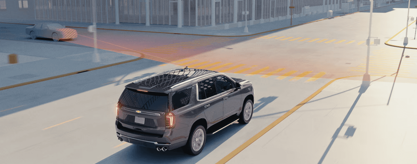 Forward collision alert in the 2026 Chevy Suburban