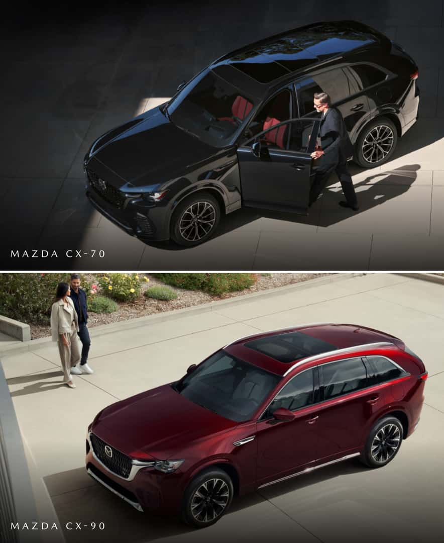 Mazda CX-70 vs. Mazda CX-90 Exterior Design