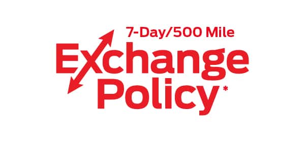 7-Day/ 500 Miles Exchange Policy