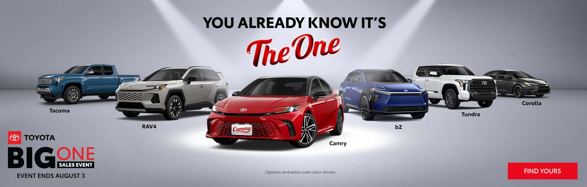 Toyota Big One Sales Event