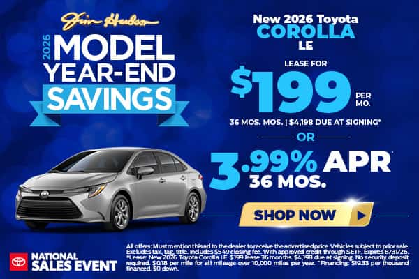 New 2026 Toyota Corolla LE