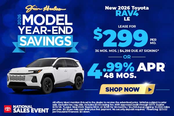 New 2026 Toyota RAV4