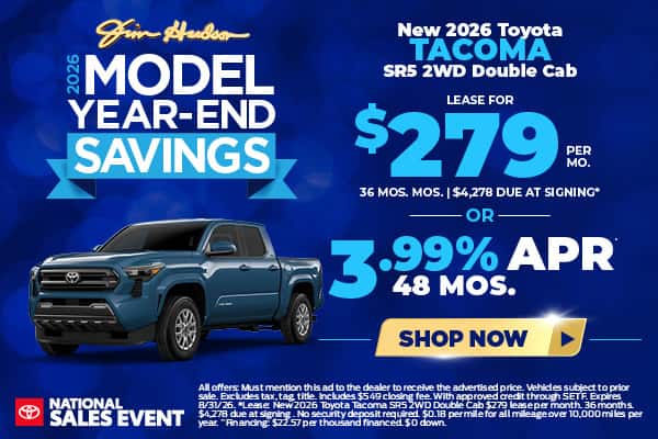 New 2026 Toyota Tacoma SR5 2WD Double Cab