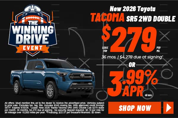 New 2026 Toyota Tacoma SR5 2WD Double