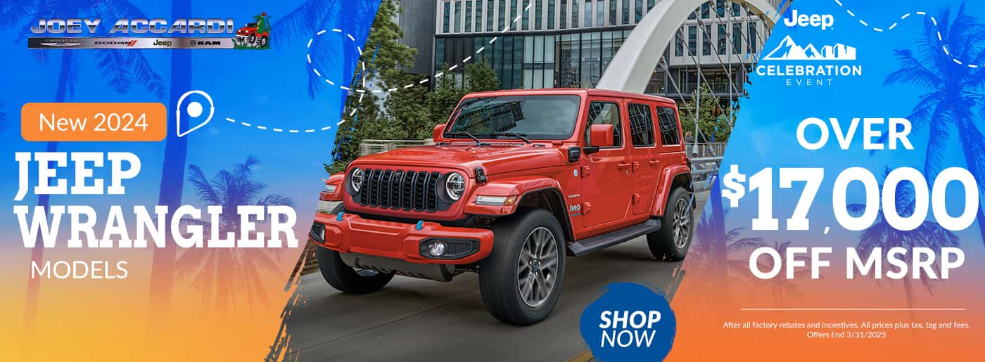 2024 Jeep Wrangler Models Save up to $17,000 off MSRP