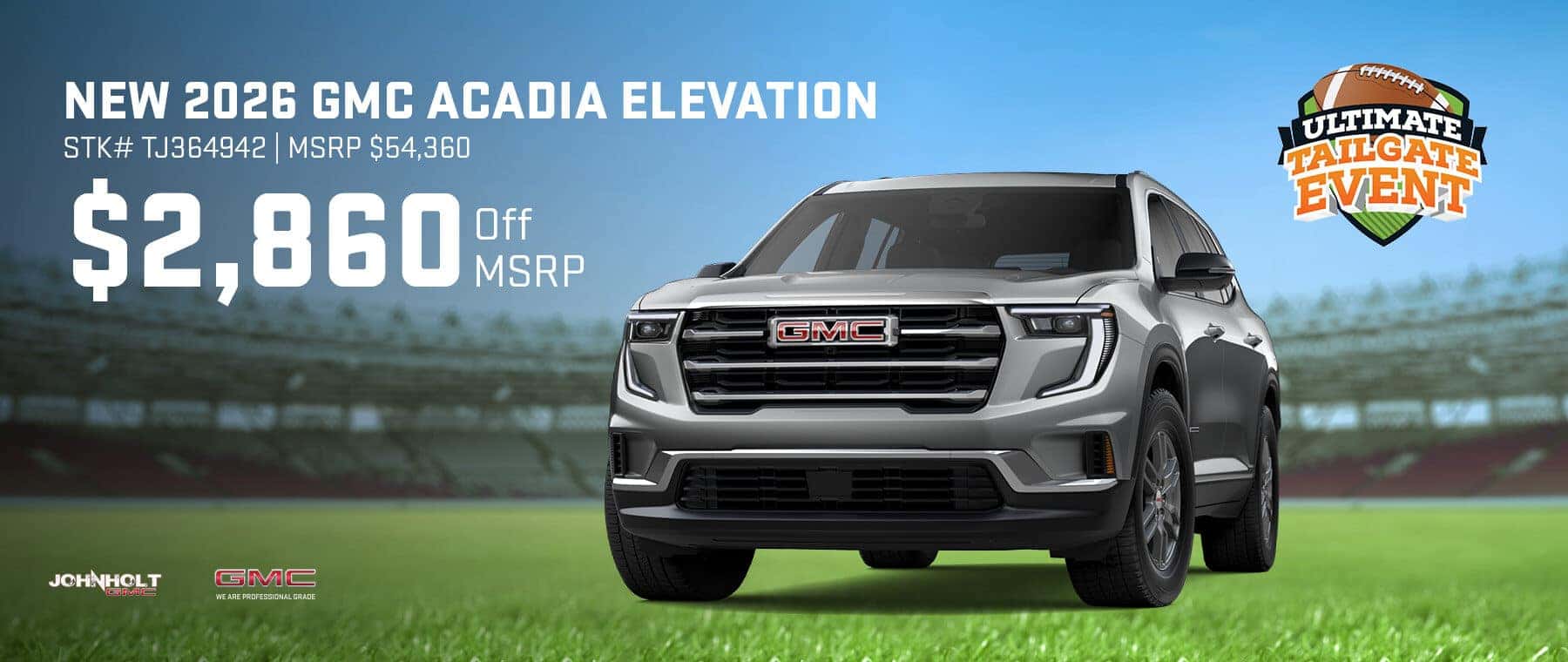 New 2026 GMC Acadia Elevation