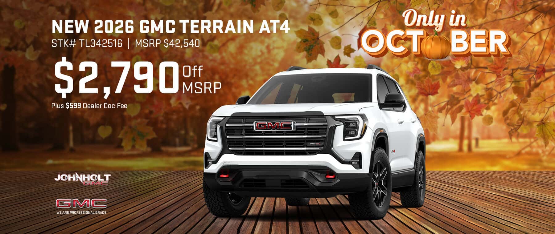 Save on a New 2026 GMC Terrain AT4